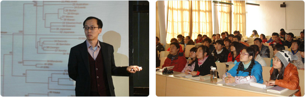 Lectures to junior students of Linyi University